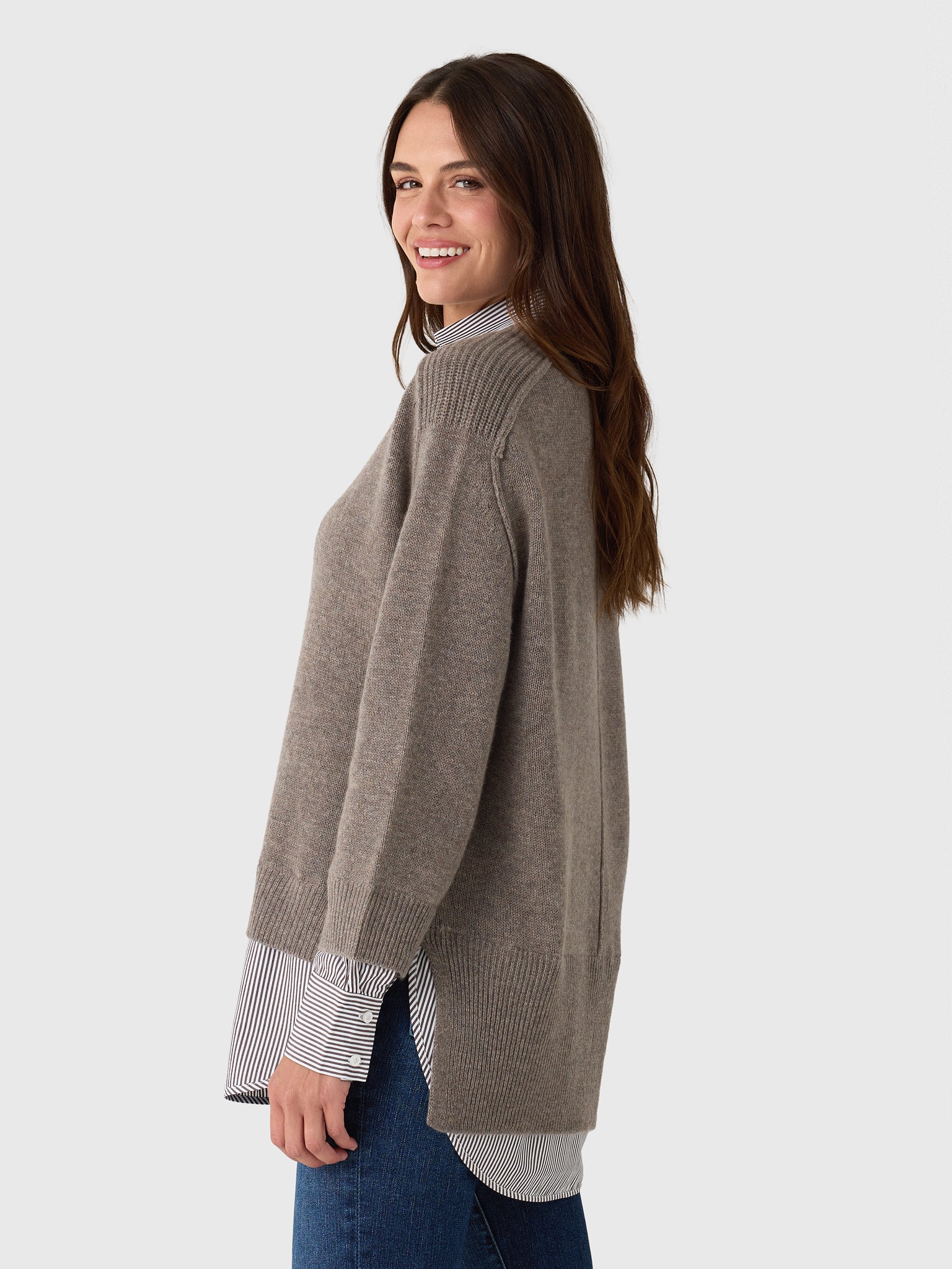 Brochu Walker Women's The Looker Layered V-Neck - Saint Bernard