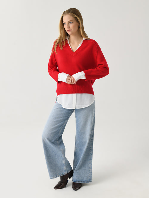 Brochu Walker Women's The Looker Layered V-Neck