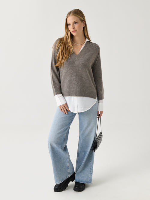 Brochu Walker Women's The Looker Layered V-Neck