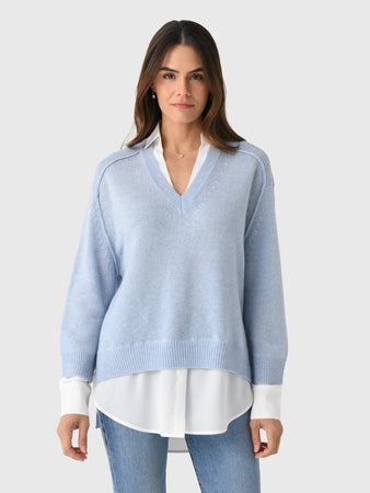 Brochu Walker Women's The Looker Layered V-Neck – Saint Bernard