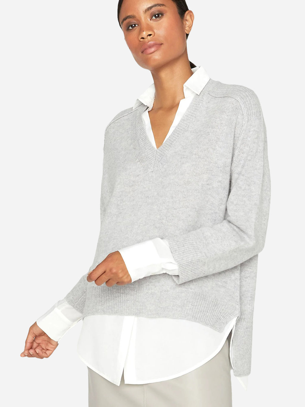 Brochu Walker Women's The Looker Layered V-Neck - Saint Bernard