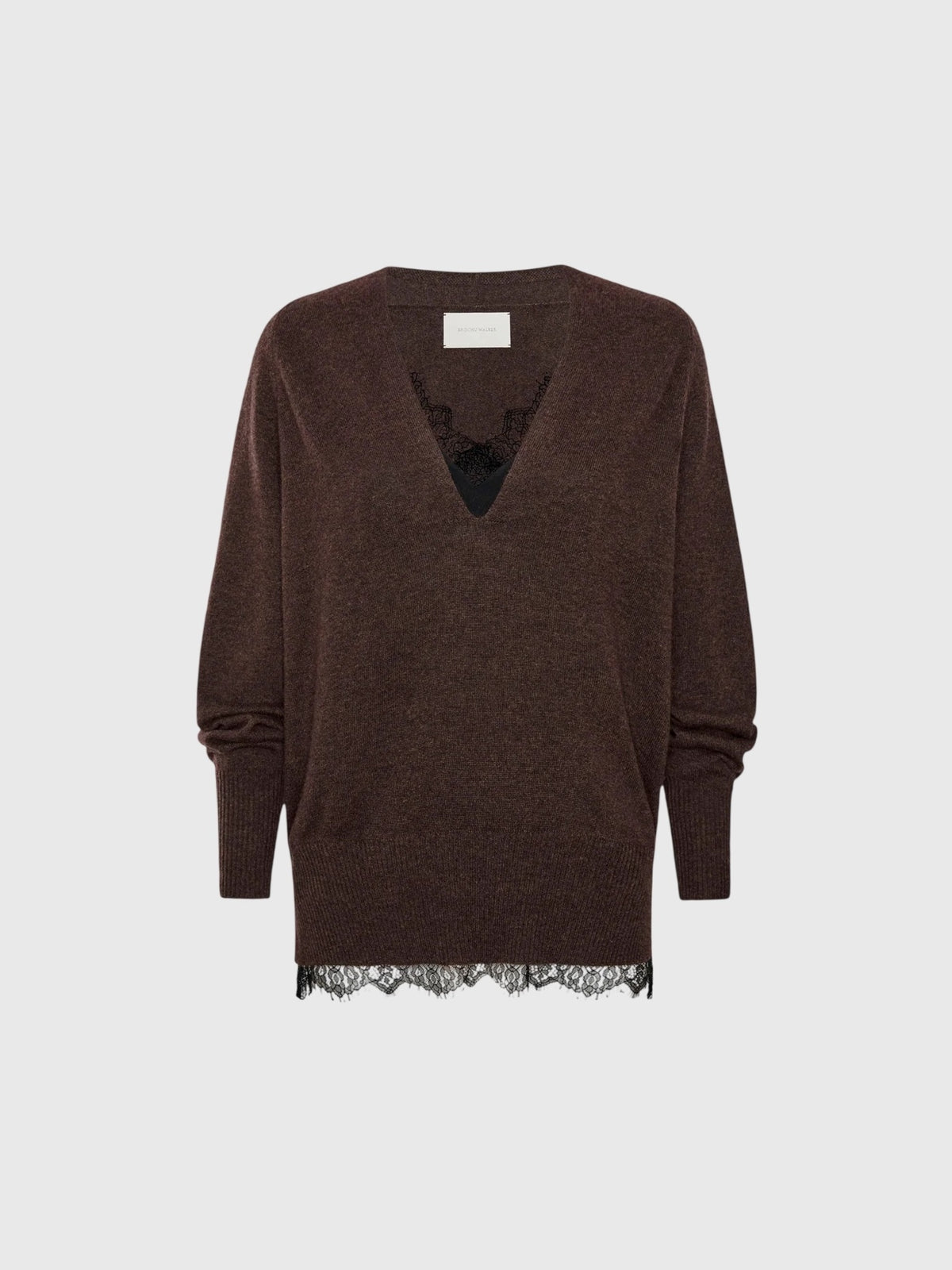 Brochu Walker Women's The Lace Vee Looker Pullover - Saint Bernard