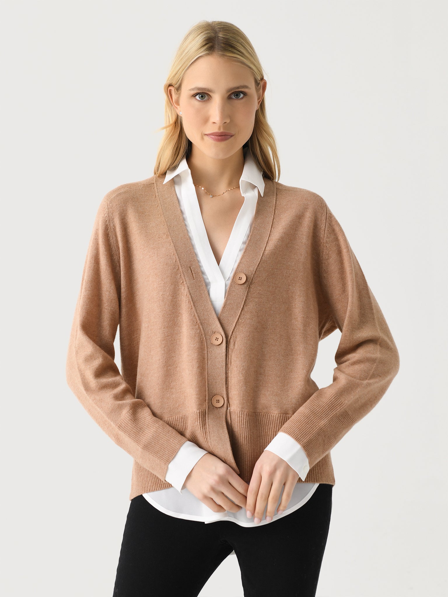 Brochu Walker Women's The Callie Layered Looker Cardigan - Saint Bernard