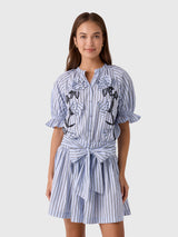 Essentiel Antwerp Women's Jindonesia Flower Dress - Saint Bernard