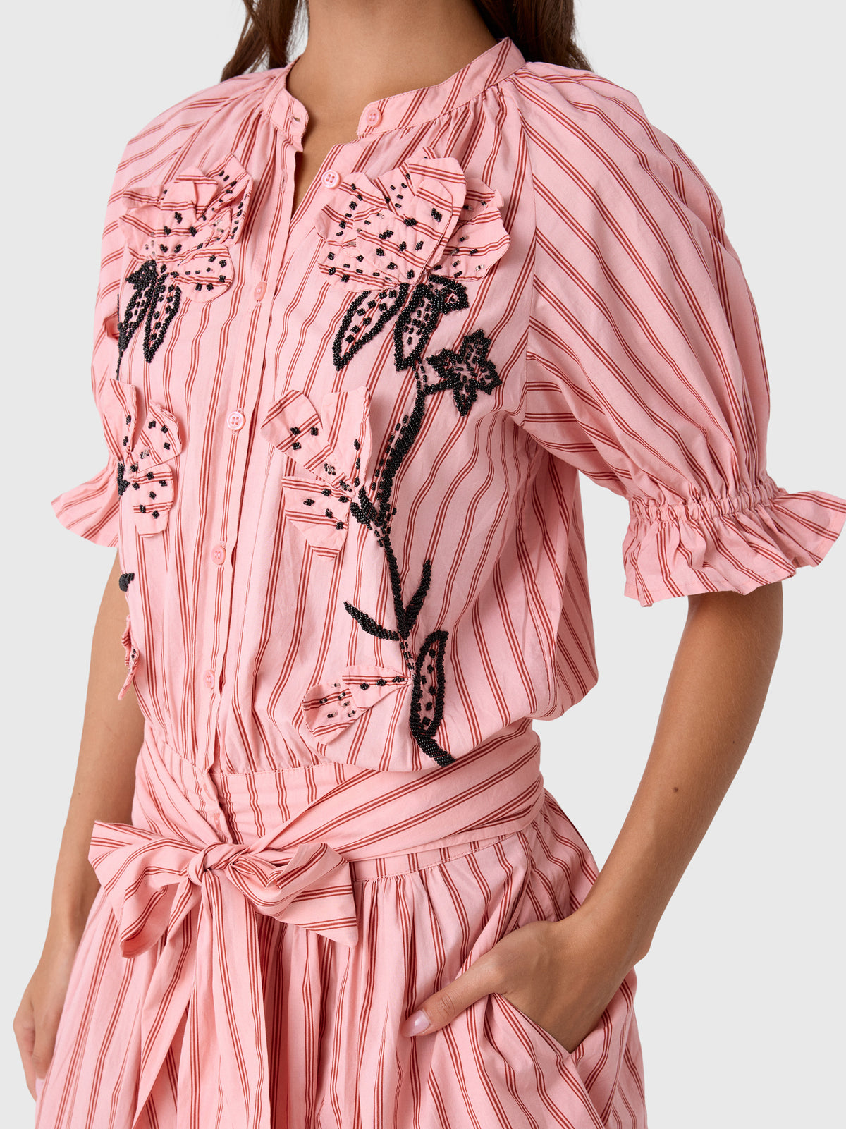 Essentiel Antwerp Women's Jindonesia Flower Dress - Saint Bernard