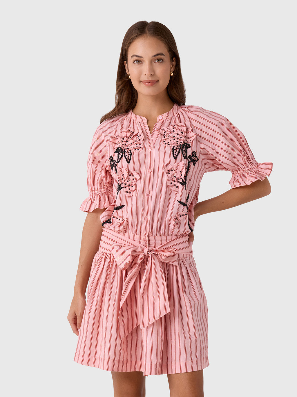 Essentiel Antwerp Women's Jindonesia Flower Dress - Saint Bernard