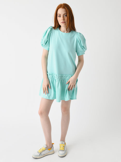English Factory Women's Puff Sleeve Mini Dress