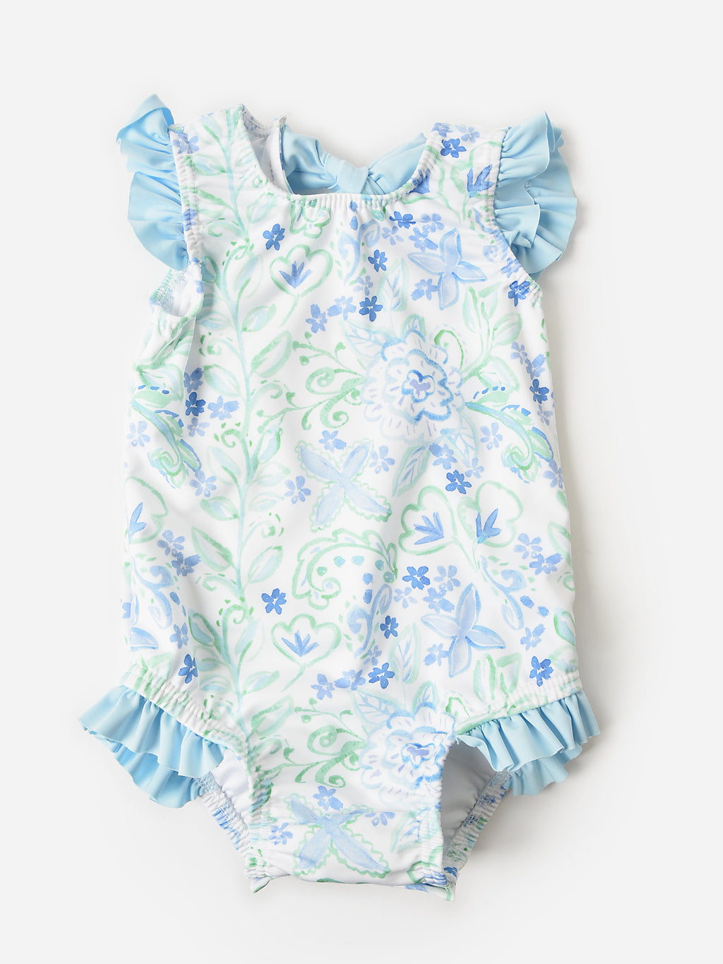 James + Lottie Girls' Audrey One-Piece Swimsuit - Saint Bernard