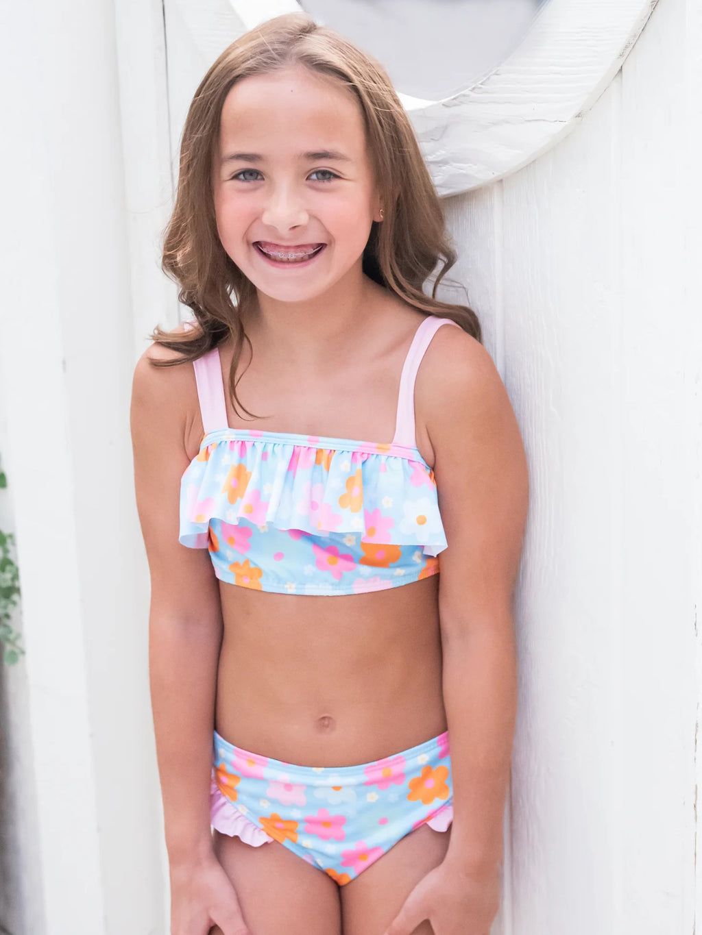 James + Lottie Girls' Alexia Bikini Set - Saint Bernard