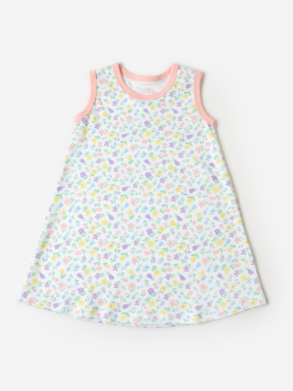 James + Lottie Girls' Knit Play Dress - Saint Bernard