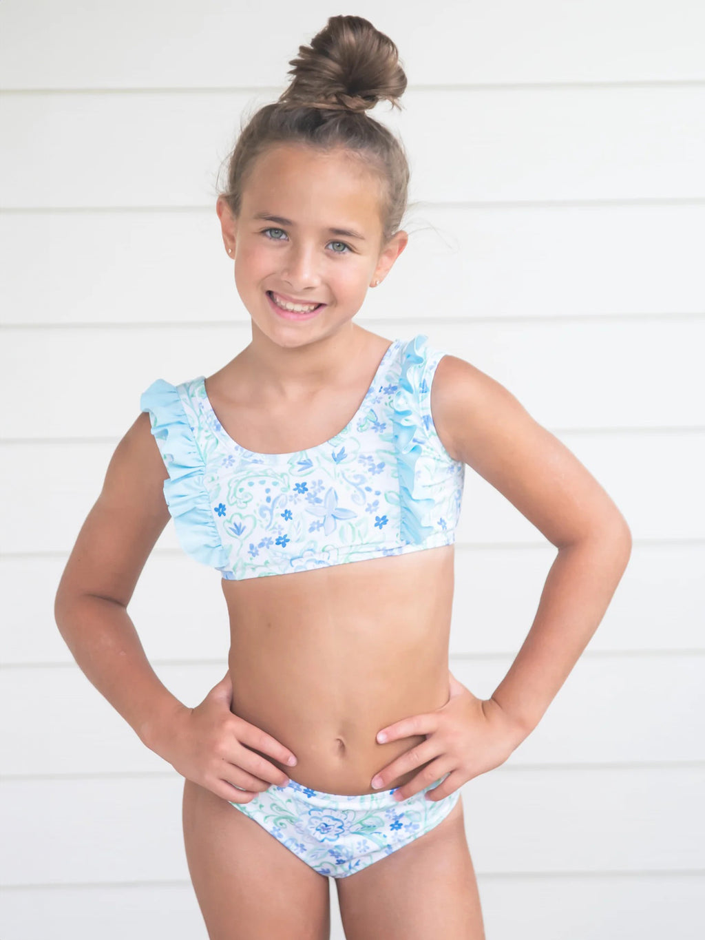 James + Lottie Girls' Loren Bikini Set - Saint Bernard