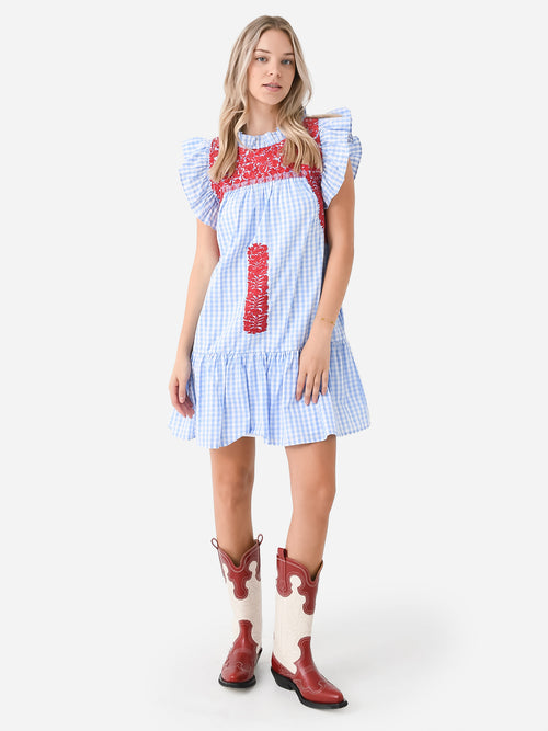 J. Marie Women's The Rebel Ruffle Neck Dress