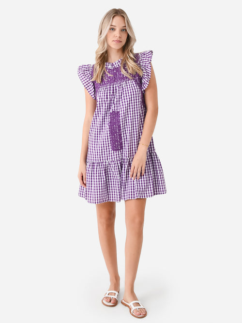 J. Marie Women's The Lilliana Ruffle Neck Dress