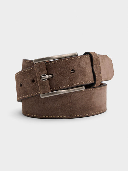 Johnnie-O Men's Classic Suede Belt - Saint Bernard