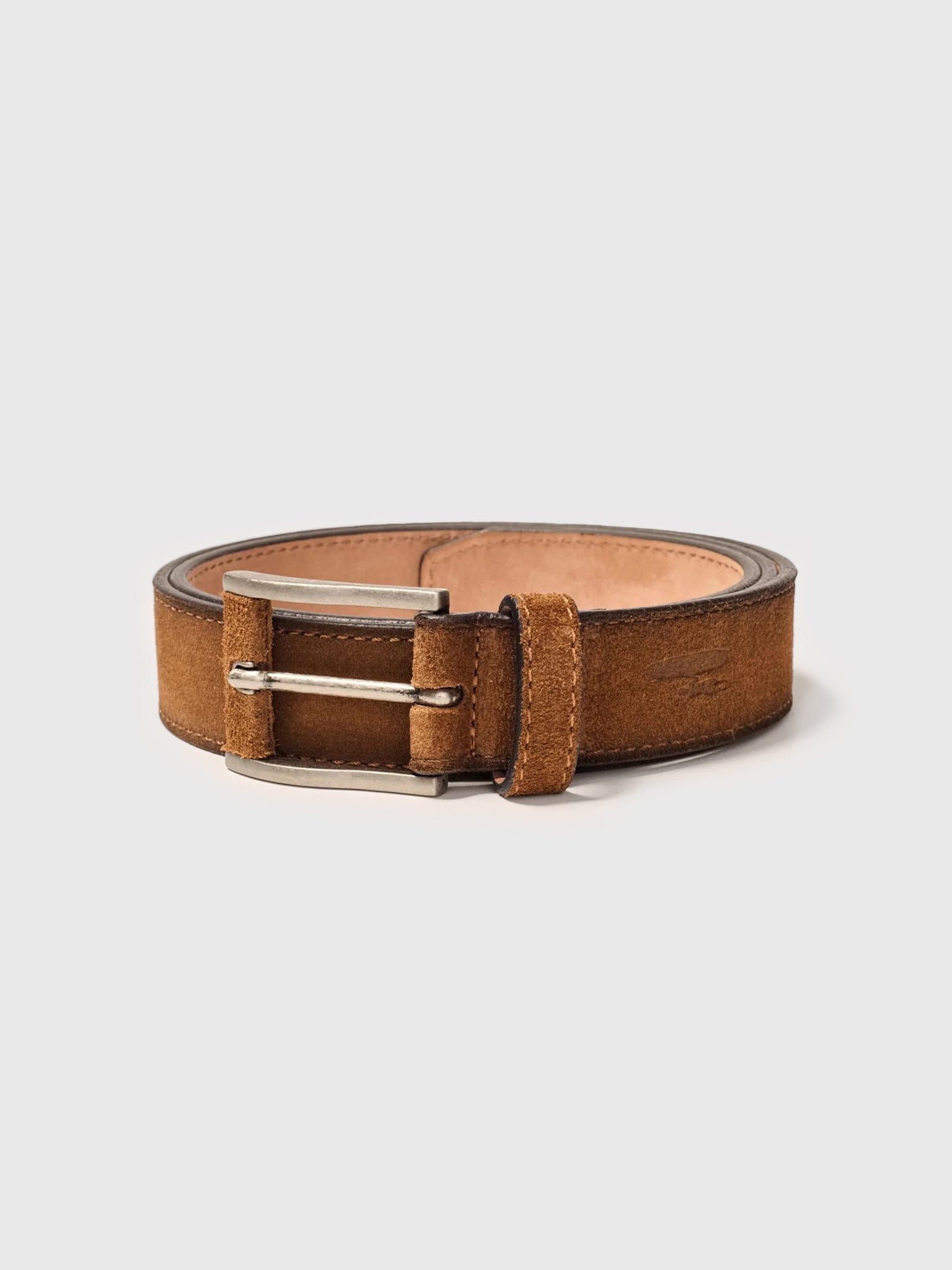 Johnnie-O Men's Classic Suede Belt - Saint Bernard