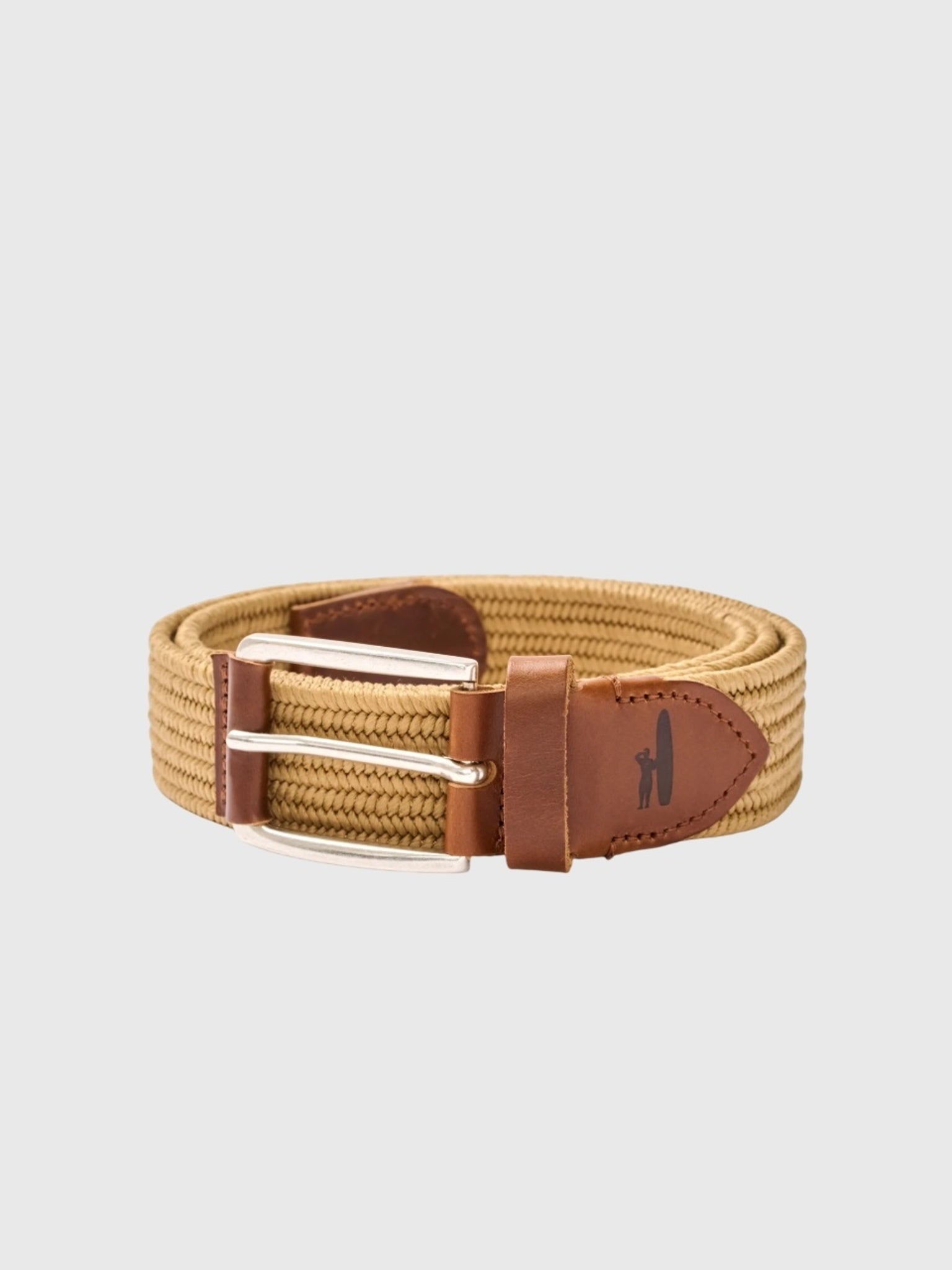 Johnnie-O Men's Farley Waxed Cotton Stretch Belt - Saint Bernard