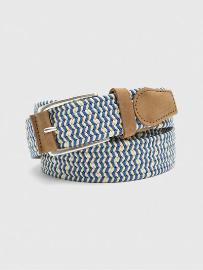 Johnnie-O Men's Cotton Stretch Belt - Saint Bernard