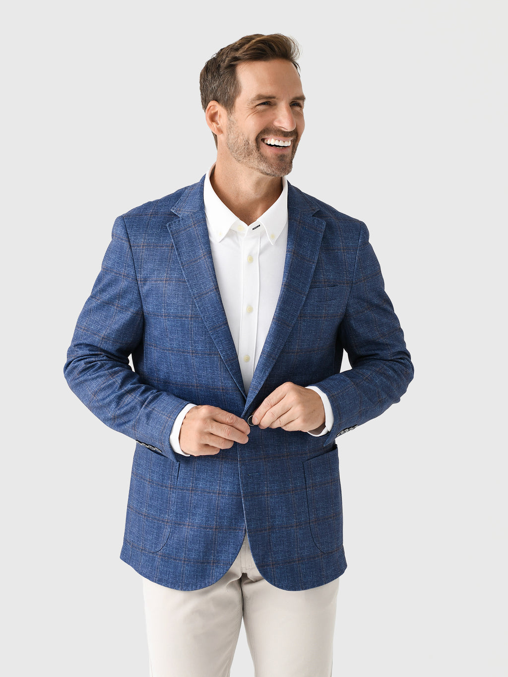 Johnnie-O Men's Duster Knit Sport Coat - Saint Bernard