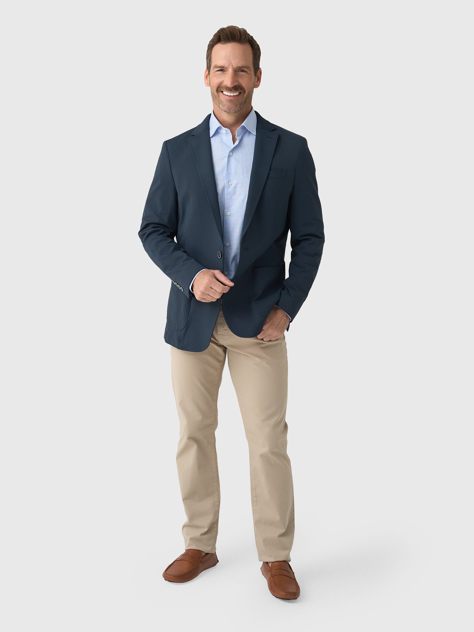 Johnnie-O Men's Hoffman Top Shelf Performance Stretch Knit Blazer - Saint Bernard