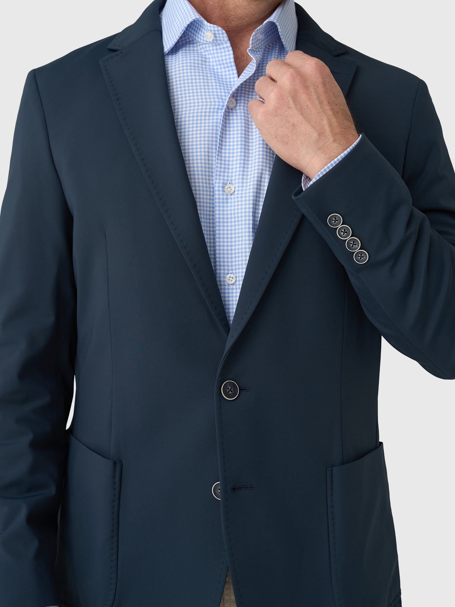 Johnnie-O Men's Hoffman Top Shelf Performance Stretch Knit Blazer - Saint Bernard