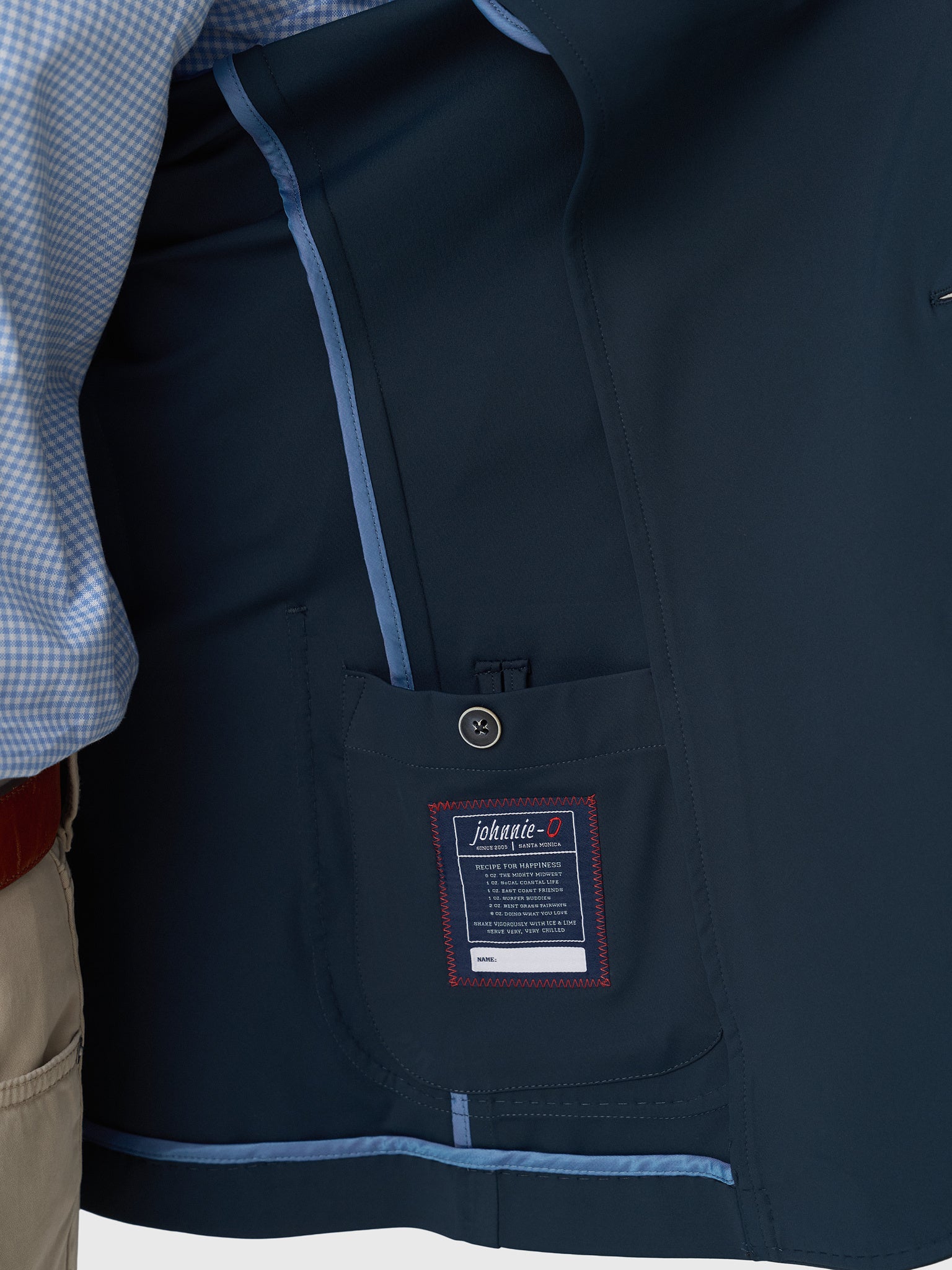 Johnnie-O Men's Hoffman Top Shelf Performance Stretch Knit Blazer - Saint Bernard