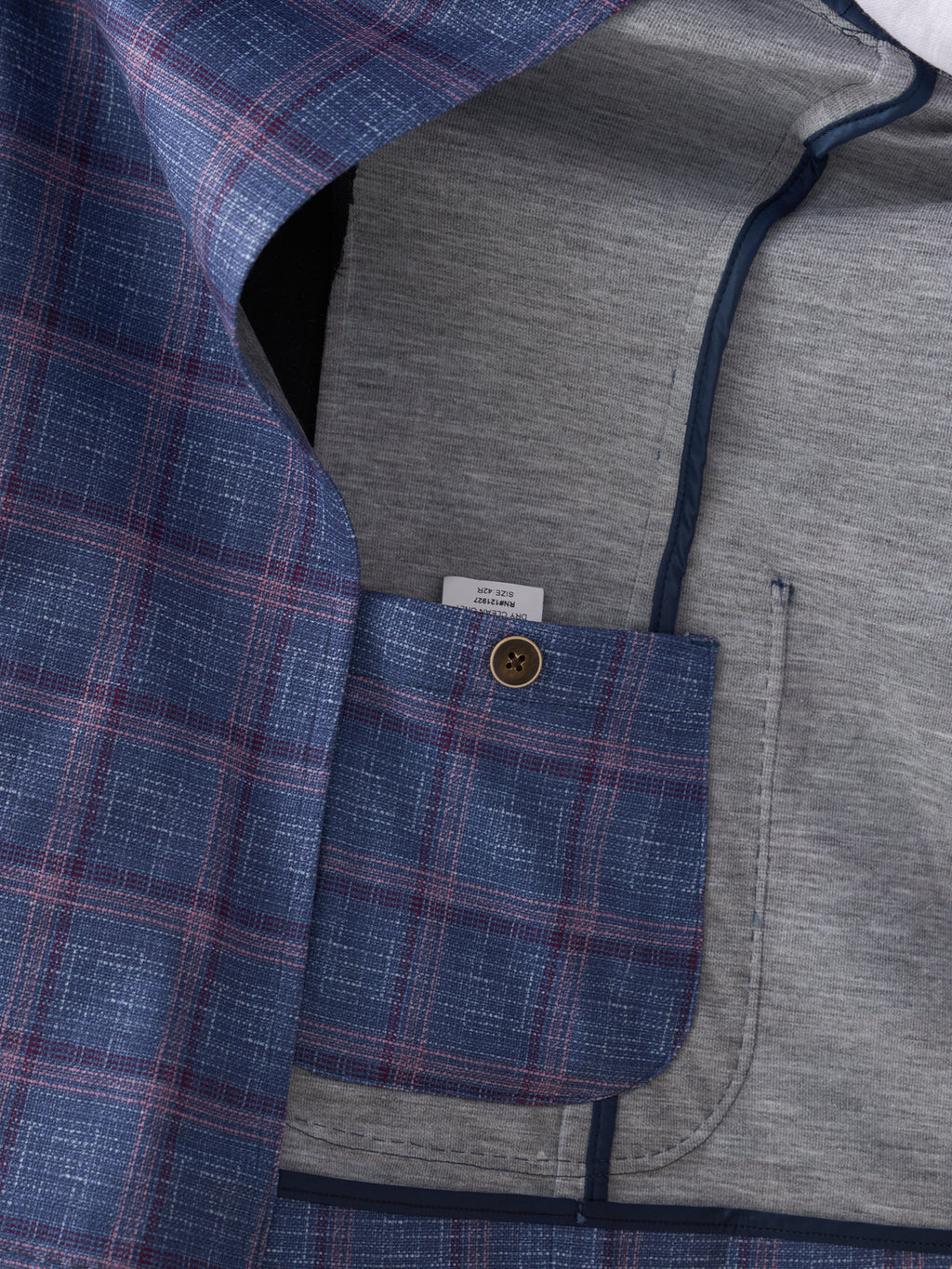 Johnnie-O Men's Polanco Printed Pane Knit Stretch Sport Coat - Saint Bernard