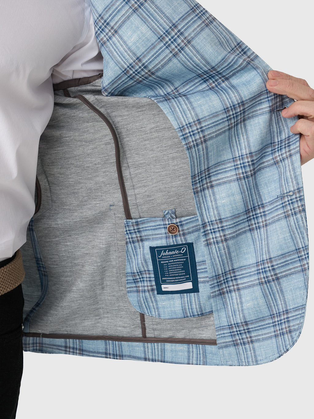 Johnnie-O Men's Samuel Top Shelf Printed Knit Sport Coat - Saint Bernard