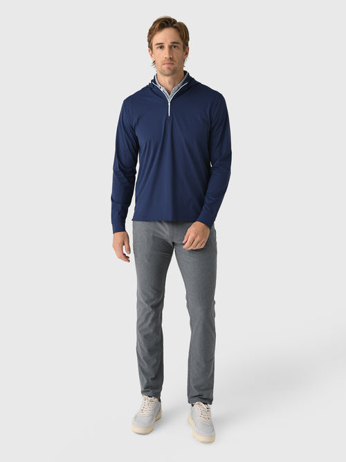 Johnnie-O Men's Robby Performance Quarter-Zip Hybrid Hoodie