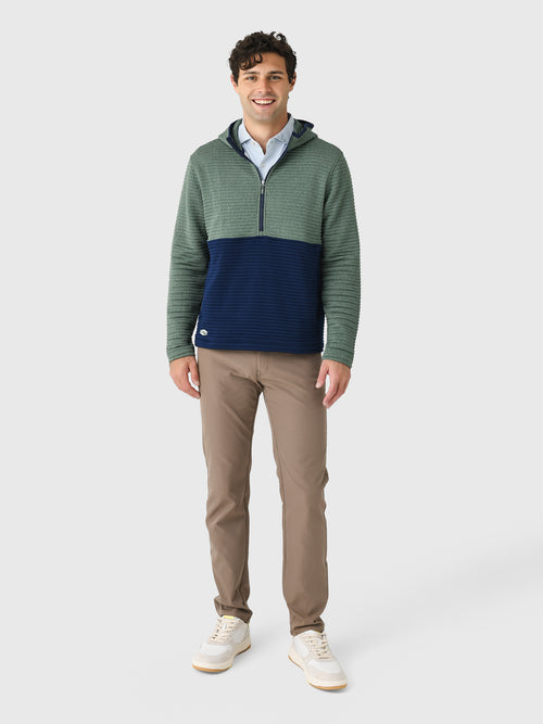 Johnnie-O Men's Werner Hooded Half-Zip Performance Pullover