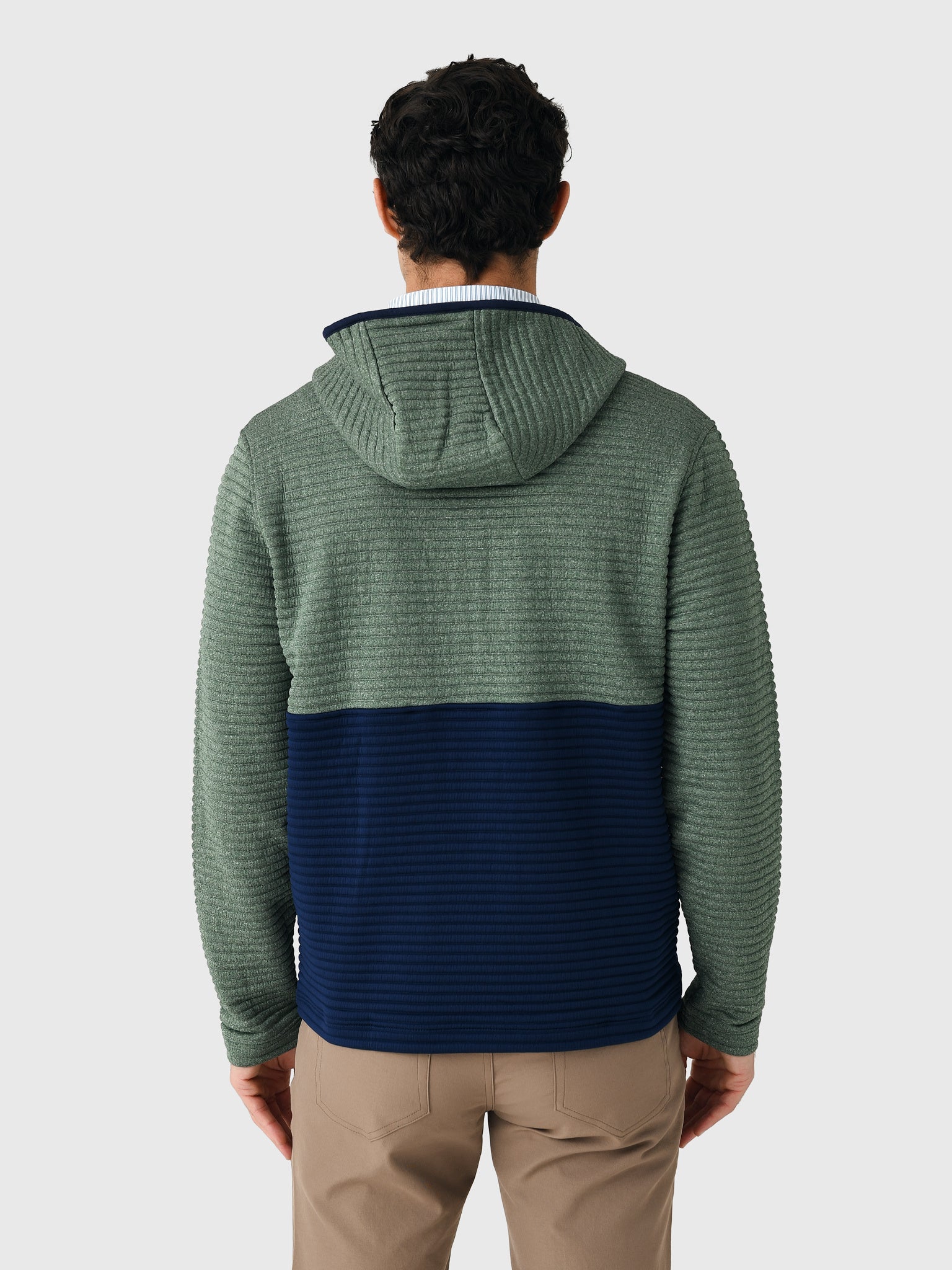 Johnnie-O Men's Werner Hooded Half-Zip Performance Pullover