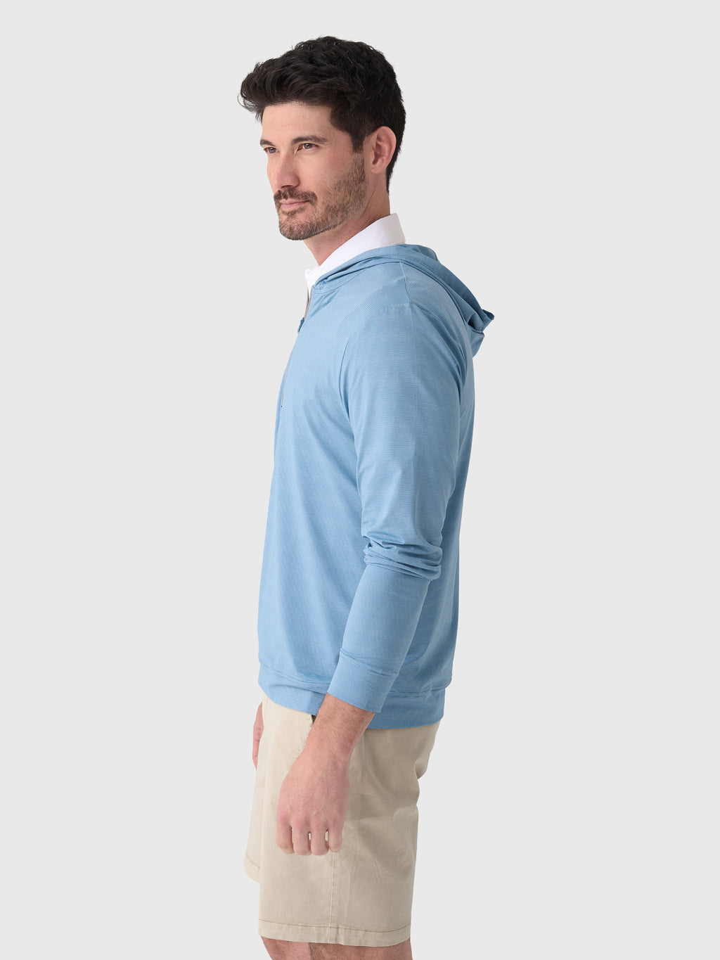 Johnnie-O Men's Bixler Performance Quarter-Zip Pullover - Saint Bernard