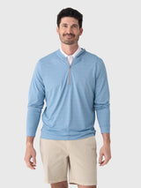Johnnie-O Men's Bixler Performance Quarter-Zip Pullover - Saint Bernard