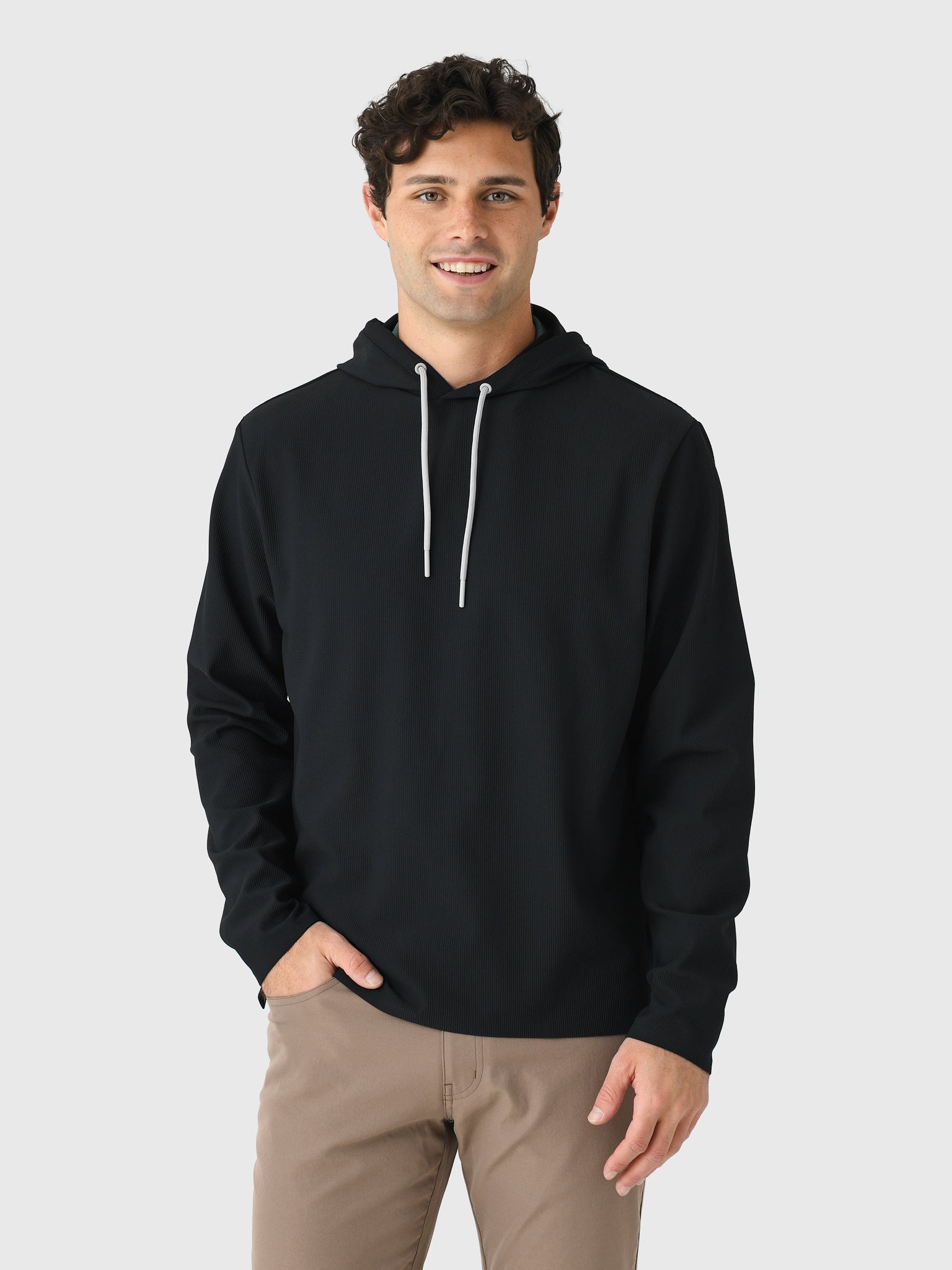 Johnnie-O Men's Hoppin Performance Drawstring Hoodie - Saint Bernard
