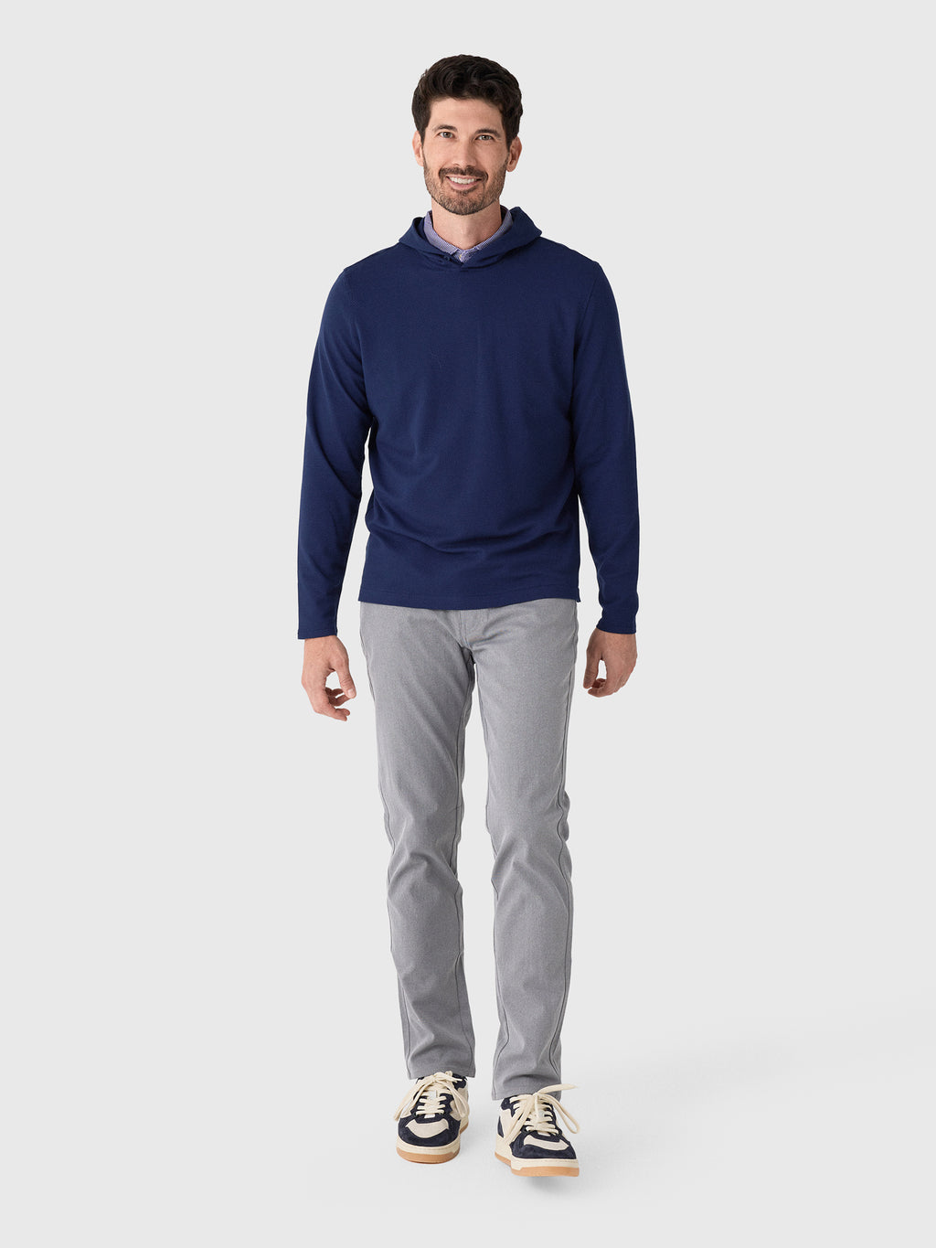 Johnnie-O Men's Pebble Performance Hoodie - Saint Bernard