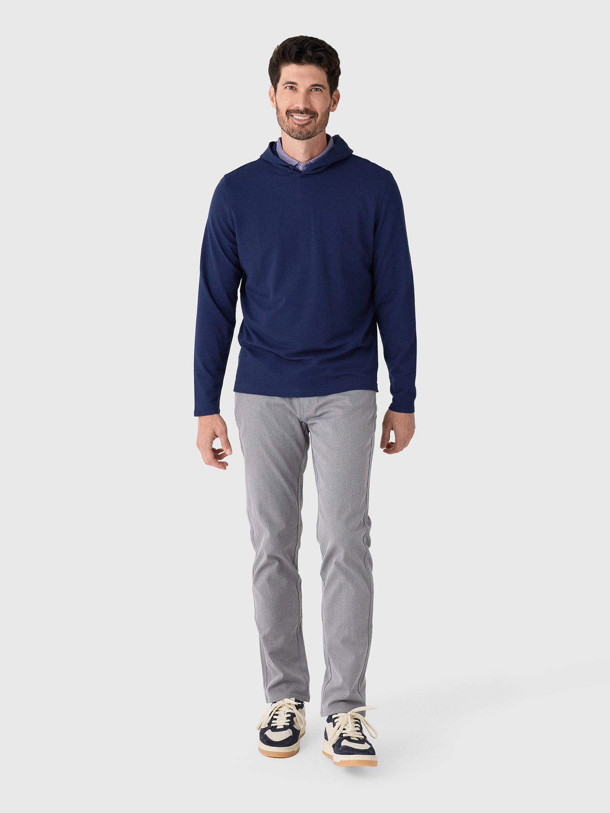 Johnnie-O Men's Pebble Performance Hoodie - Saint Bernard