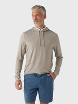 Johnnie-O Men's Merino Hoodie Tee - Saint Bernard
