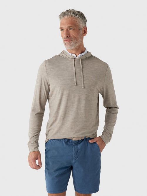 Johnnie-O Men's Merino Hoodie Tee - Saint Bernard