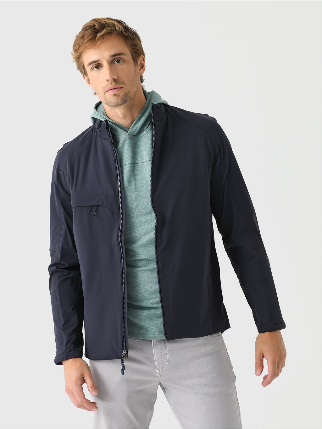 Johnnie-O Men's Folsom Rain Jacket - Saint Bernard