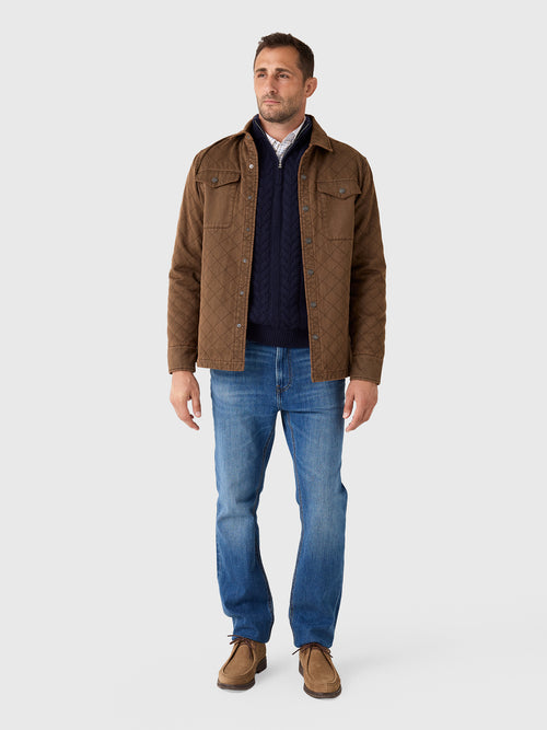 Johnnie-O Men's Quilted Chore Coat - Saint Bernard