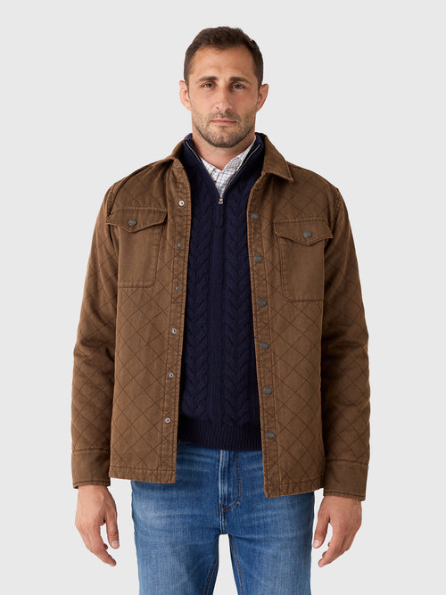 Johnnie-O Men's Quilted Chore Coat - Saint Bernard