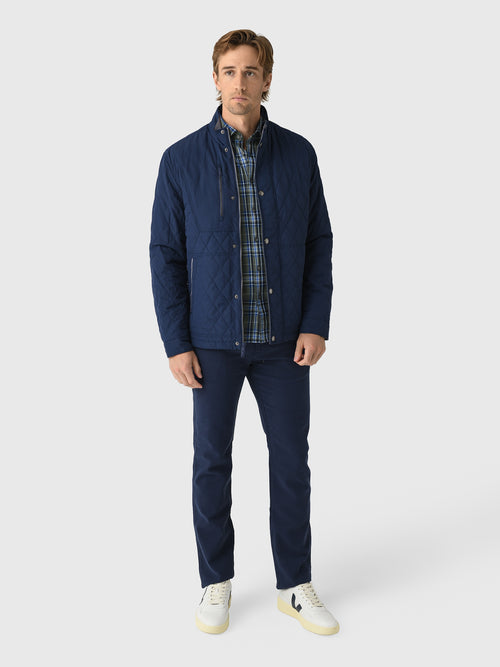 Johnnie-O Men's Juno Quilted Snap Jacket