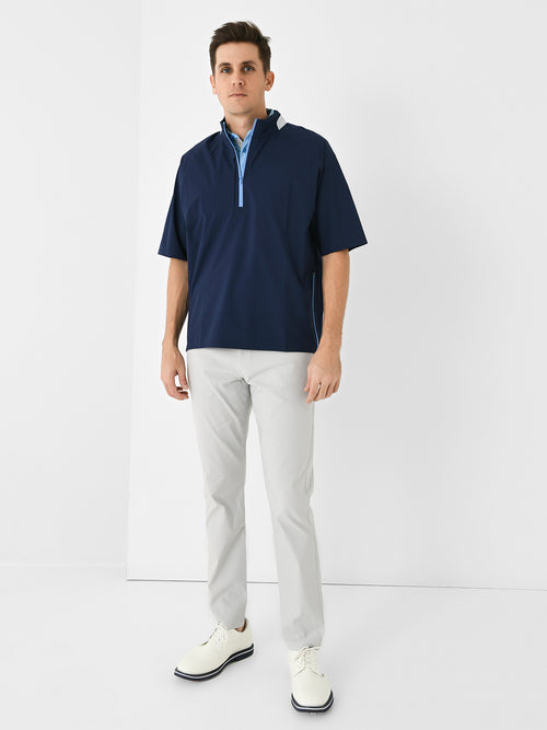 Johnnie-O Men's Stealth Stowable Short Sleeve Rain Jacket