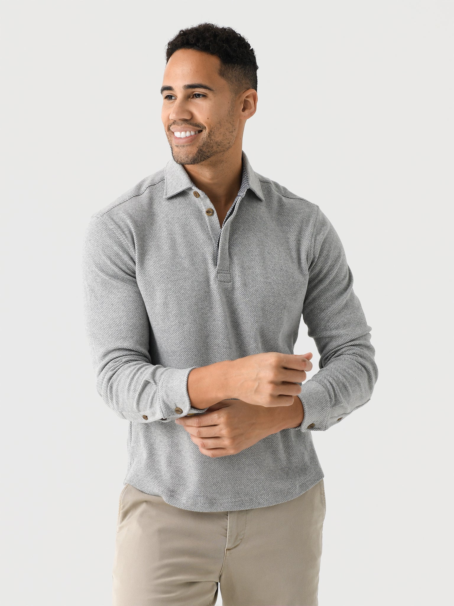 Johnnie-O Men's Middleton Flannel Pullover - Saint Bernard