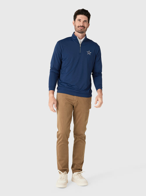 Johnnie-O Men's Dallas Cowboys Motion Performance Quarter-Zip Pullover - Saint Bernard