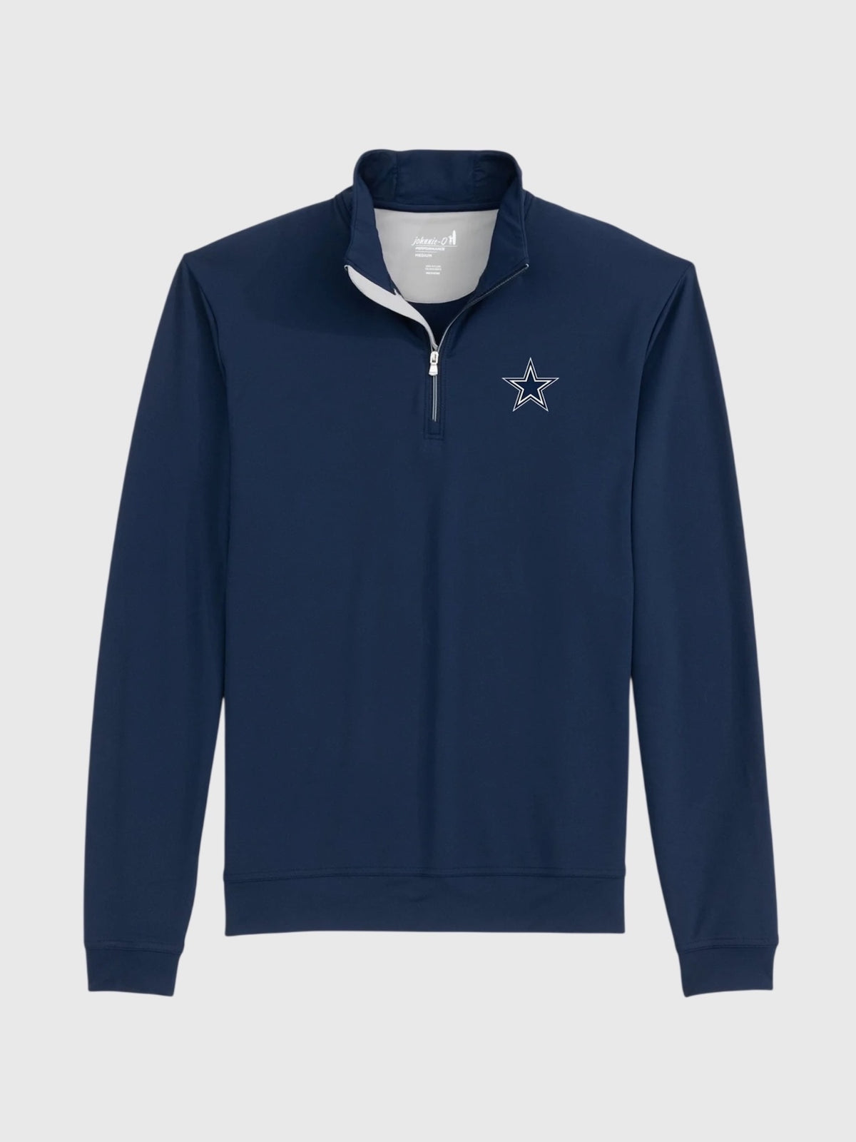 Johnnie-O Men's Dallas Cowboys Motion Performance Quarter-Zip Pullover - Saint Bernard