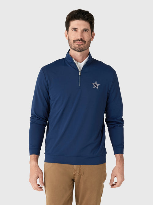 Johnnie-O Men's Dallas Cowboys Motion Performance Quarter-Zip Pullover - Saint Bernard
