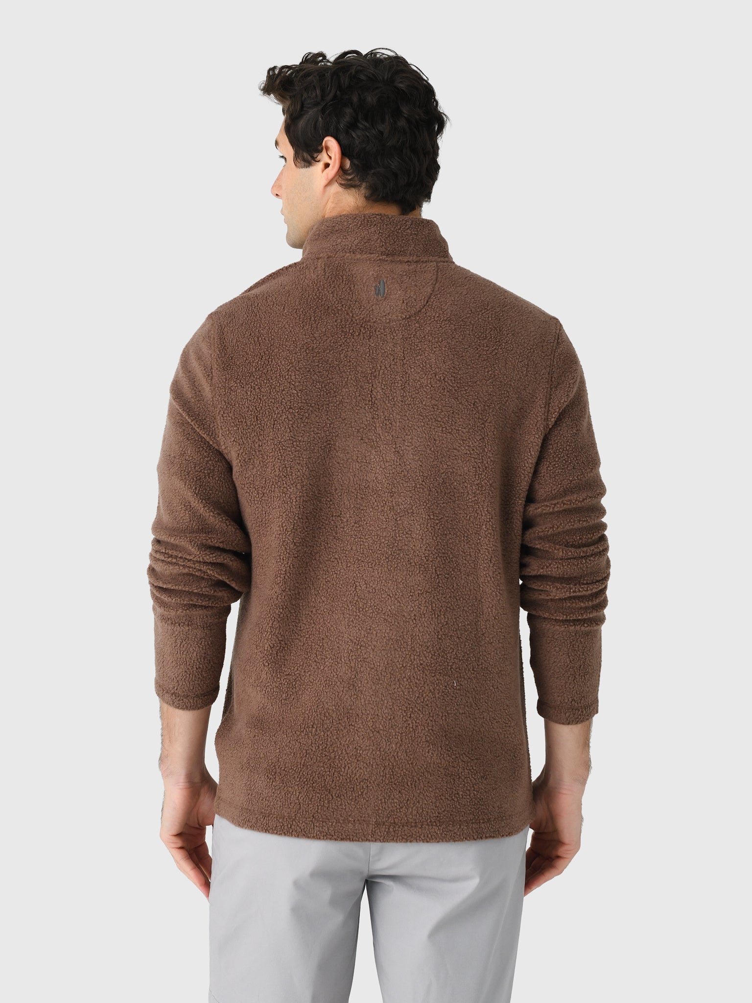 Johnnie-O Men's Dion Sherpa Quarter-Zip Pullover – Saint Bernard