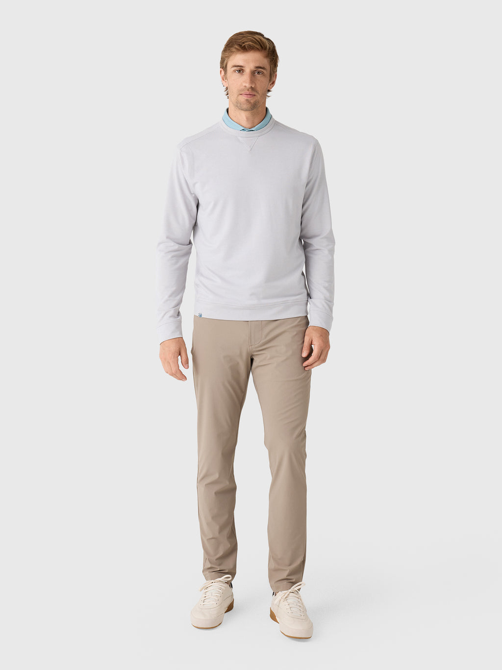 Johnnie-O Men's Willard Drirelease Crewneck Sweatshirt