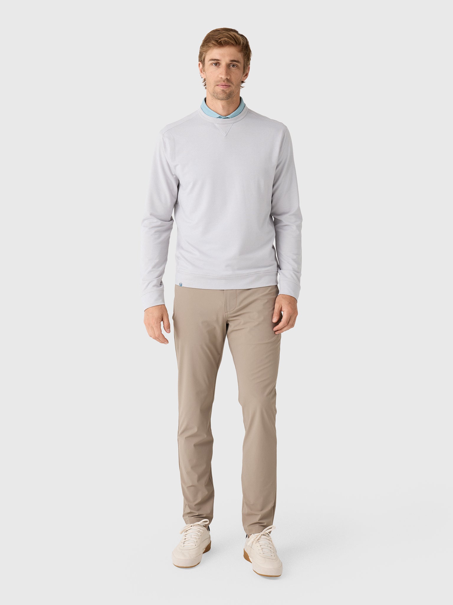 Johnnie-O Men's Willard Drirelease Crewneck Sweatshirt