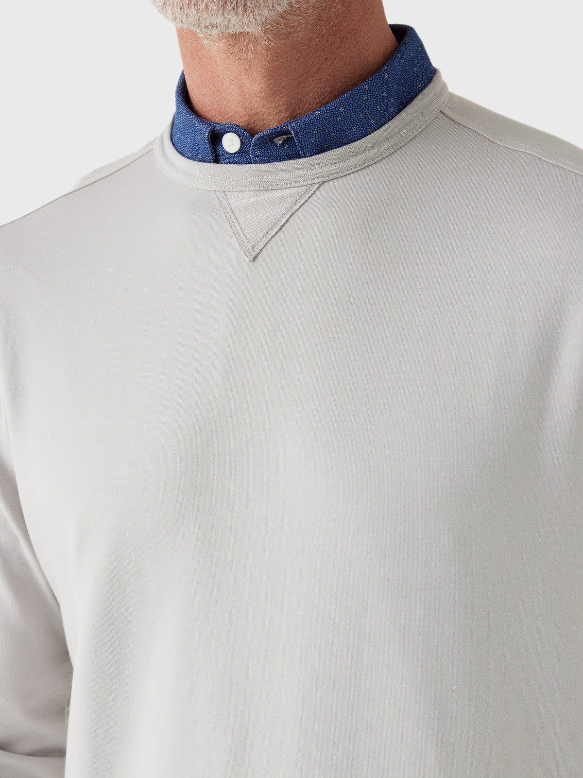 Johnnie-O Men's Willard Drirelease Crewneck Sweatshirt - Saint Bernard